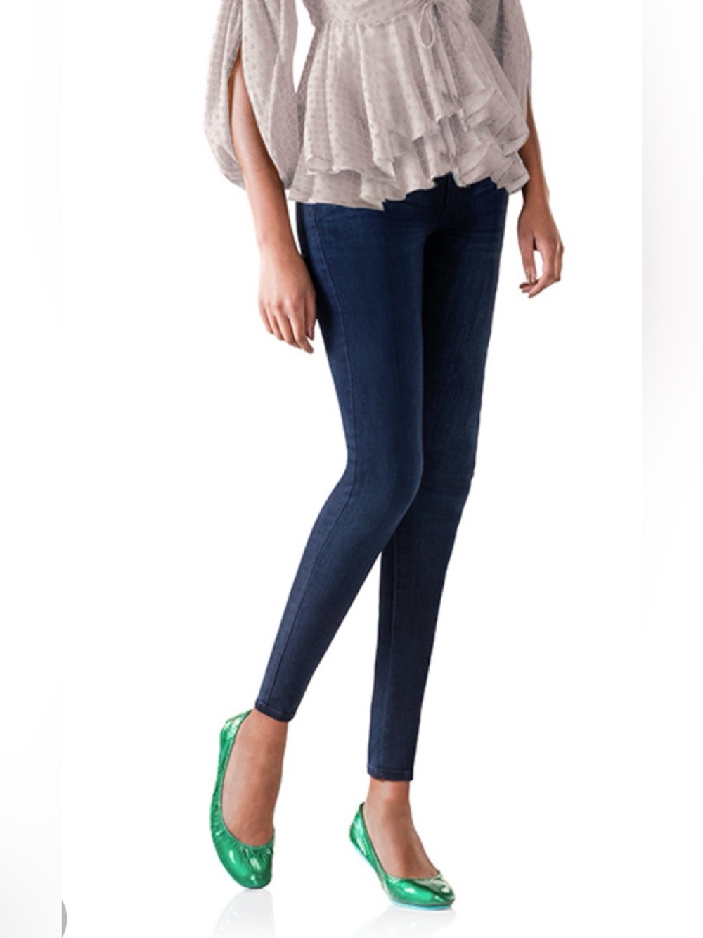 Tieks Emerald Patent Ballet Flats